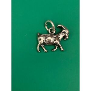 .925 GOAT Sterling Silver Jewelry Charm #farm #farm animals #goat #animals
